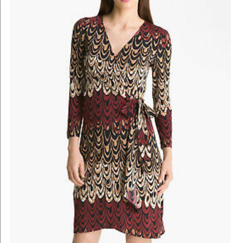 BCBGMAXAZRIA Adele wrap dress